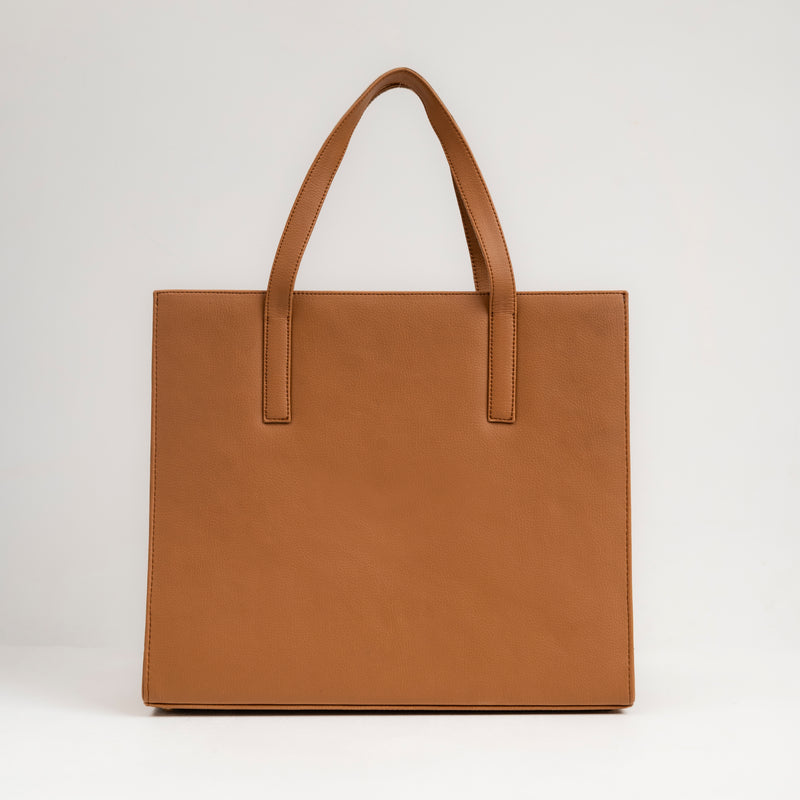 Briefcase Bag - Tan