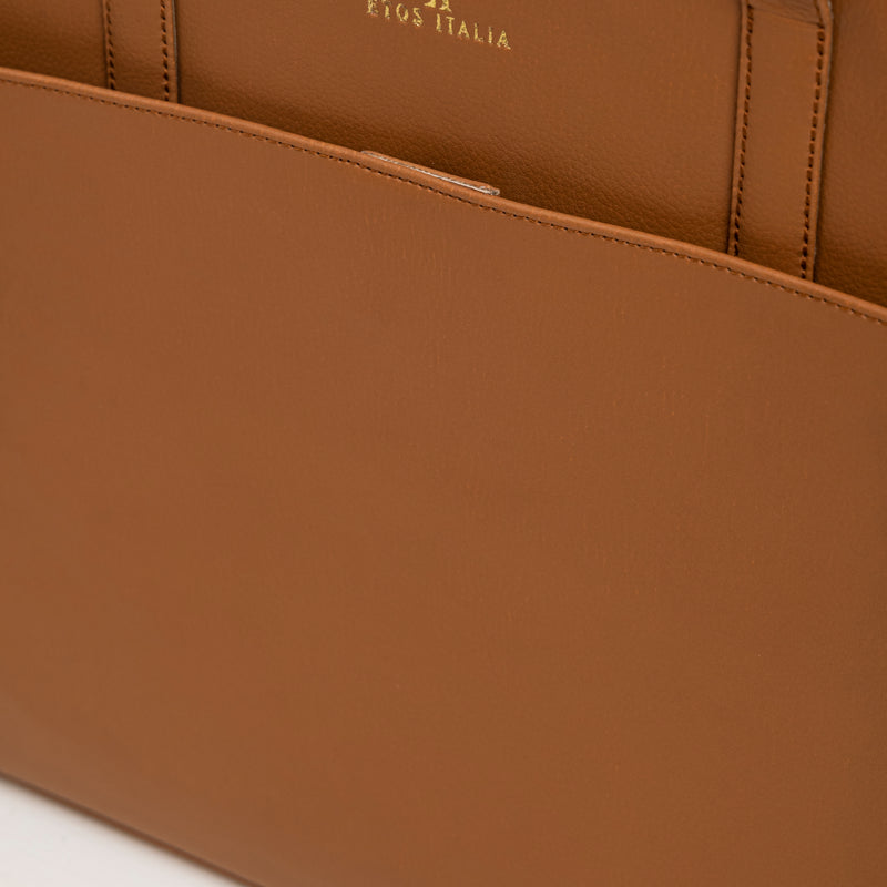 Briefcase Bag - Tan